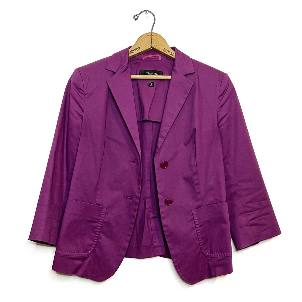 MaxMara | Purple Crop Blazer